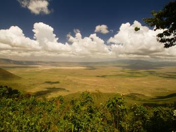 Kráter Ngorongoro - největší nezatopená kaldera světa