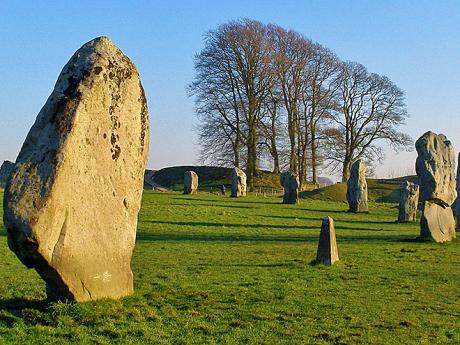 Avebury - megalitický kruh v Anglii