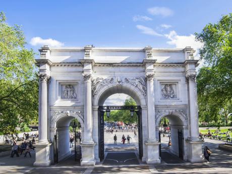 V severozápadním rohu Hyde Parku se nachází Marble Arch