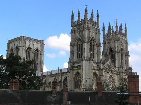 Gotická katedrála York Minster