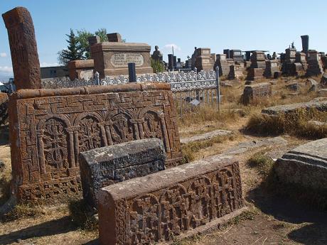 Hřbitov Noratus je plný středověkých náhrobků