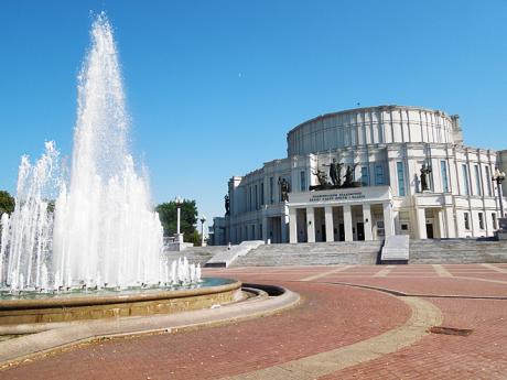 Budova národního divadla v Minsku