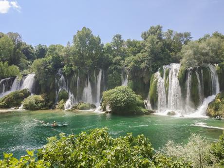 Kravica patří k největším vodopádům v Bosně a Hercegovině