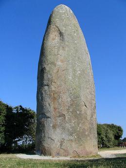 Menhir Champ Dolent u Dol-de-Bretagne