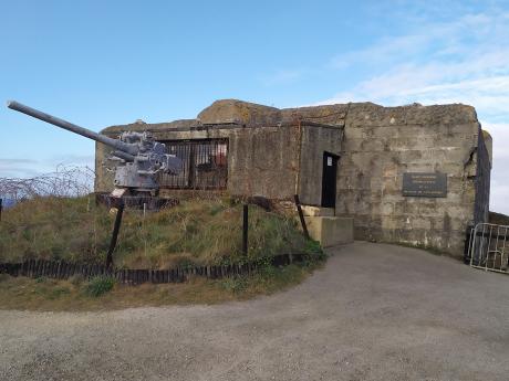 Bunkr na bojišti 2. světové války Pointe du Hoc