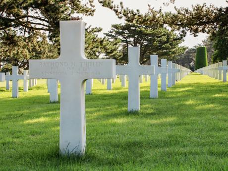 Americký vojenský hřbitov v Normandii