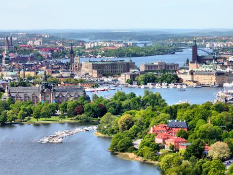 Kodaň z ptačí perspektivy