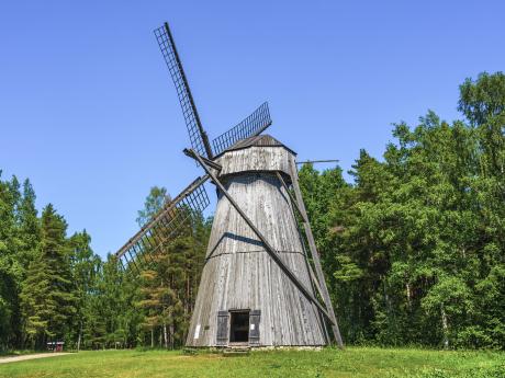 Původní mlýn v tallinnském skanzenu