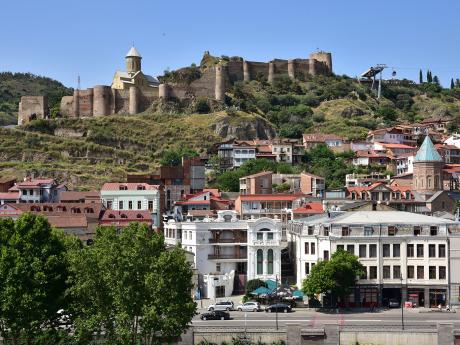 Pevnost Narikala v Tbilisi