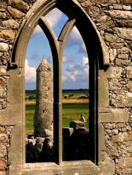 Okno v klášteře Clonmacnoise
