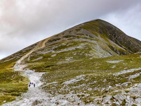 Svatá poutní hora Croagh Patrick