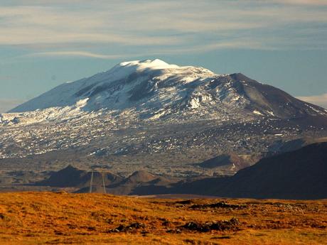 Stále aktivní islandská sopka Hekla