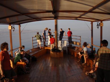 Lodní výlet na Galilejském jezeře