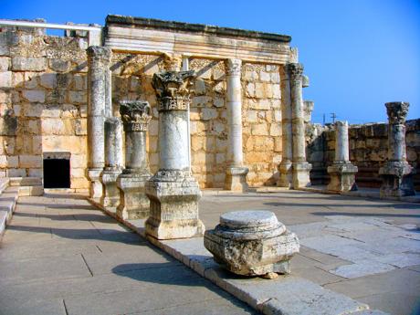 Pozůstatky římského města Kafarnaum