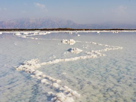 Vysoká salinita Mrtvého moře a místní bahno mají pozitivní léčivé účinky