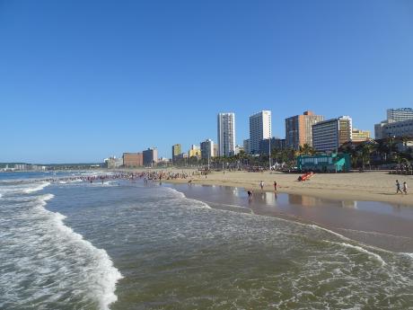 Promenáda Golden Mile v Durbanu se táhne v délce asi 6 km