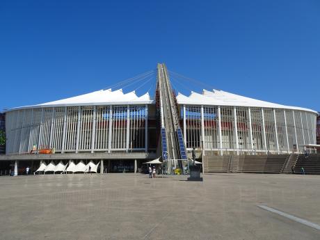 Stadion Mosese Mabhidy v Durbanu hostil MS ve fotbale v roce 2010