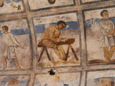 Qusejr Amra je na Seznamu UNESCO díky své freskové výzdobě