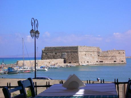 Pevnost Kules ve městě Iráklio na ostrově Kréta