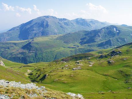 Horské pásmo Šar Planina leží mezi Severní Makedonií, Albánií a Kosovem
