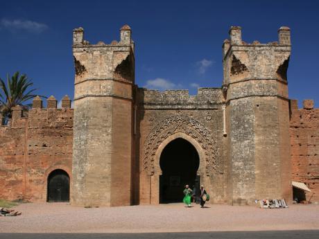 Nekropolis Chellah ze 13. století v Rabatu