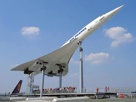 Concorde Air France v Automobilovém a technickém muzeu Sinsheim