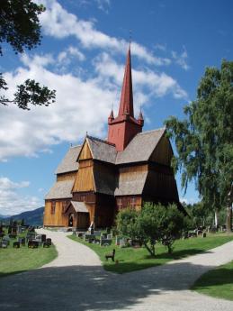 Sloupový kostelík Ringebu ze 13. století