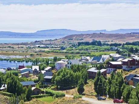 Městečko El Calafate je výchozím místem pro cestu do NP Los Glaciares