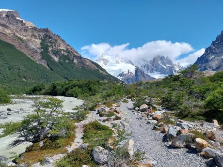 Většina pěšin v NP Los Glaciares je dobře schůdná