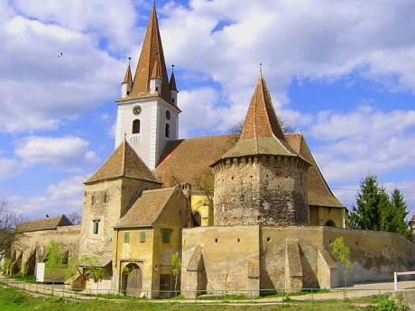 Opevněný kostel St. Sevastius nedaleko města Sibiu