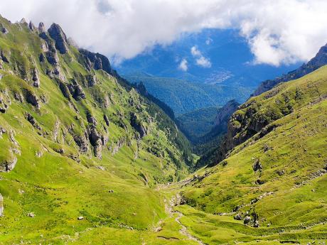 Pohoří Bucegi v centrálním Rumunsku