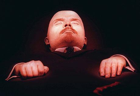 Moskevské mauzoleum komunistického vůdce Vladimíra Iljiče Lenina