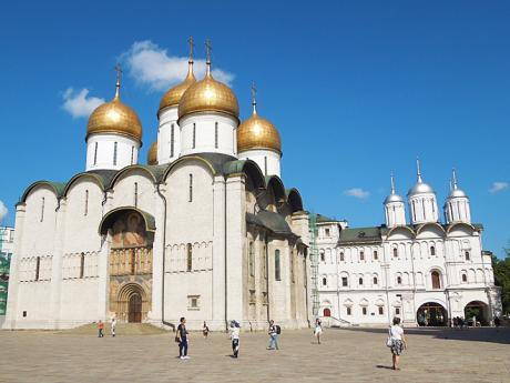 Uspenský chrám v moskevském Kremlu
