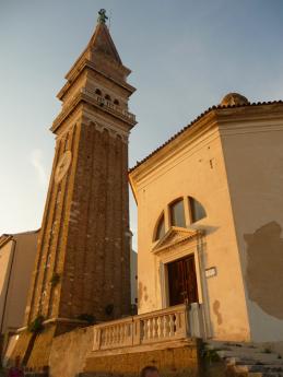 Zvonice kostela sv. Jiří v Piranu
