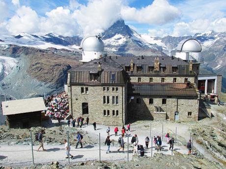 Astronomická observatoř na vrcholu Gornergratu