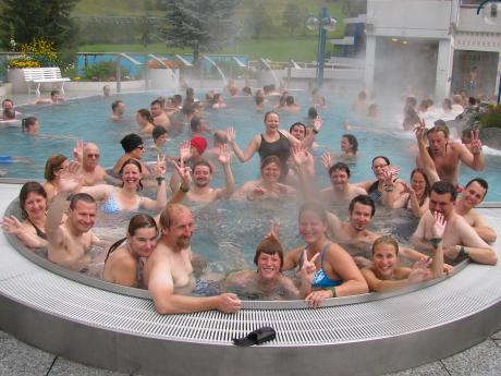 Pohoda v termálních lázních Leukerbad