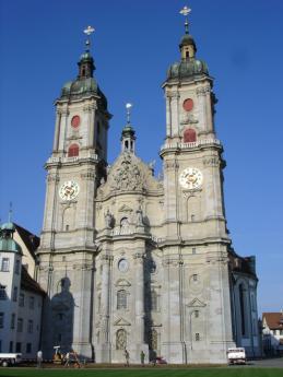 Barokní katedrála v St. Gallen