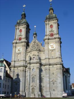 Barokní katedrála v St. Gallen