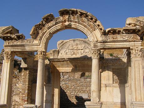 V antickém městě Efesos