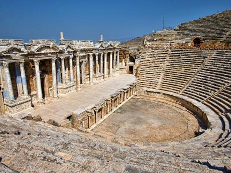 Hierapolis bylo původně římské lázeňské město