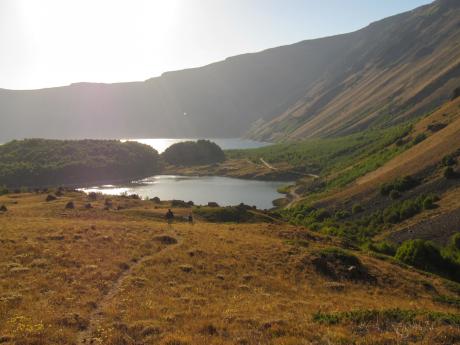 Kráter Nemrut u města Tatvan