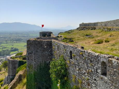 Pevnost Rozafa nad městem Škodra byla odedávna strategickým místem