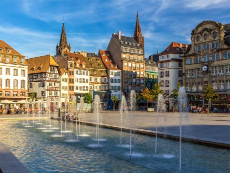 Náměstí Kleber v&nbsp;centru Štrasburku