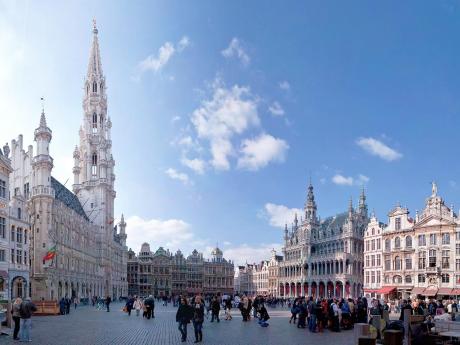 Náměstí Grand-Place v Bruselu bylo vybudované v barokním stylu