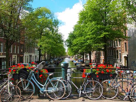 Amsterdam je rájem cyklistů