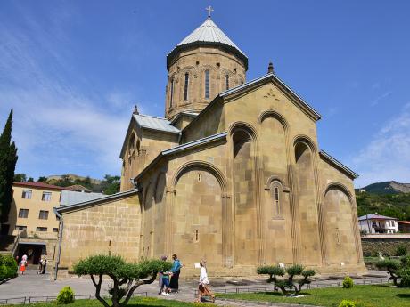 Katedrála Sveticchoveli v bývalé metropoli Gruzie Mcchetě