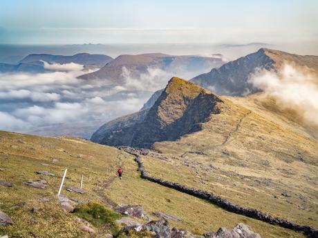 Druhý nejvyšší vrchol Irska Mt. Brandon