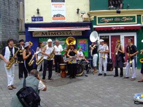 Pouliční irská kapela
