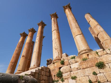 Džeraš (Gerasa) je nejrozlehlejším antickým městem v Jordánsku