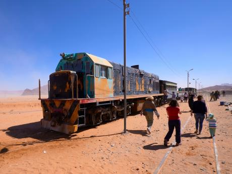 Železnice Hejaz ve Wadi Rum pomohla formovat moderní Blízký východ